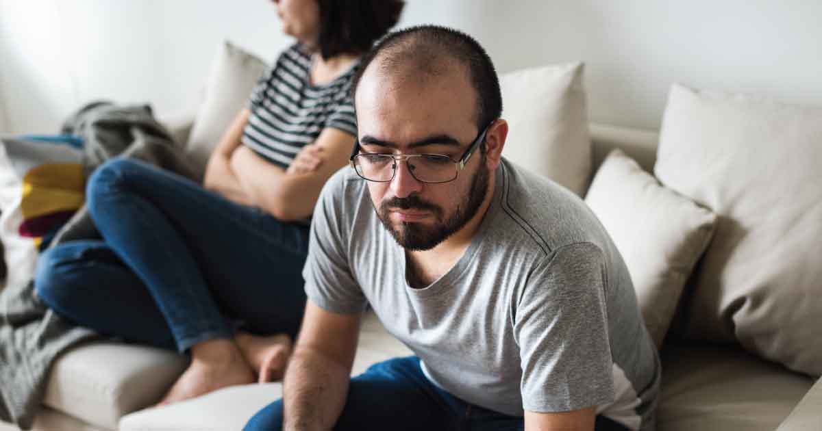Husband feeling unwanted while his wife wants space