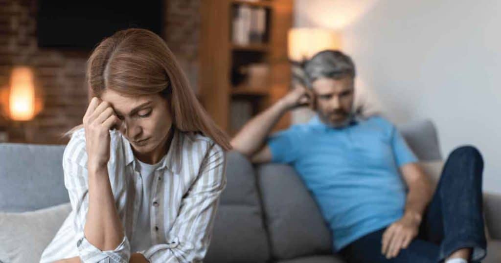 Unhappy Couple
