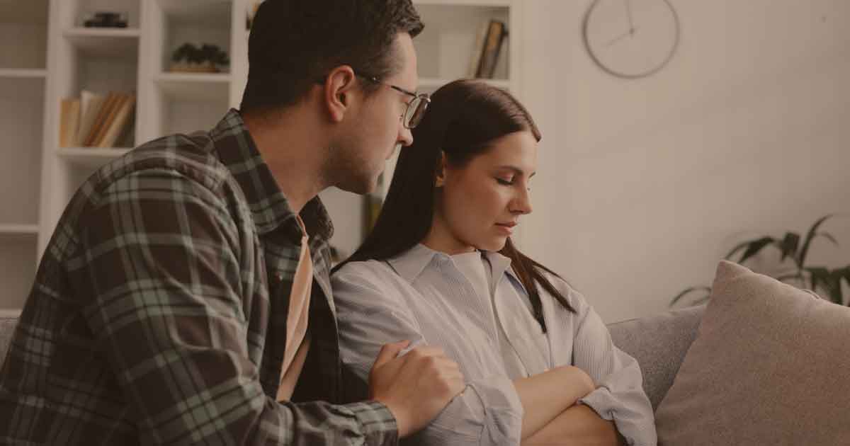 Husband sitting alone after his wife asked for a separation, wondering what to do next.
